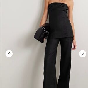 Elegant Black Strapless Dress